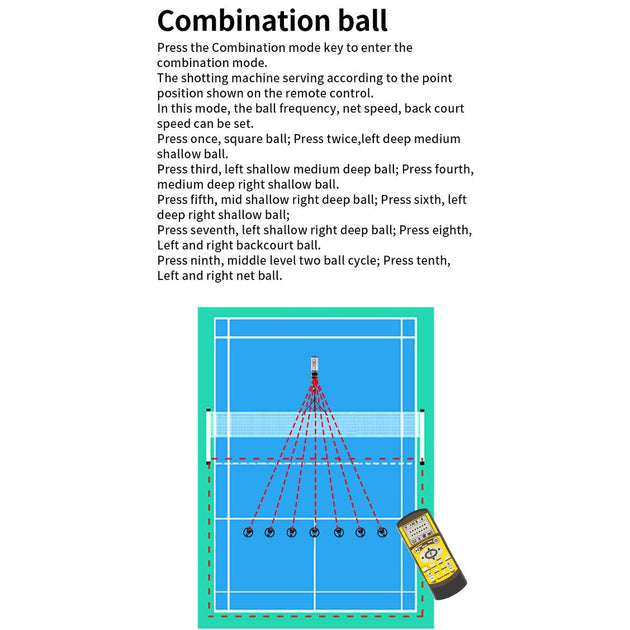 SIBOASI B2300A Badminton Machine (SKU SS-B2300A)