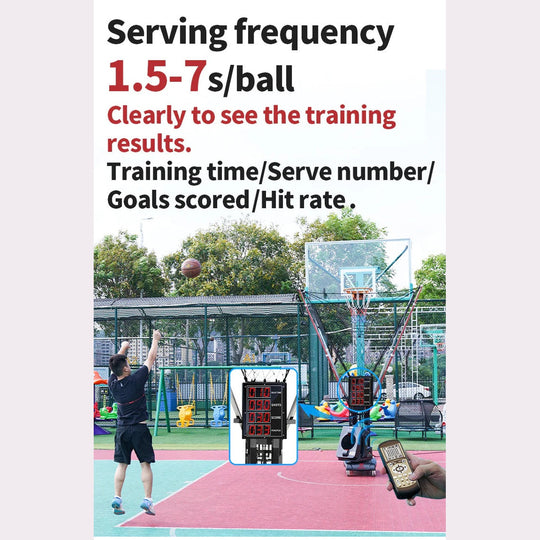 SIBOASI Basketball Rebound Machine ? Automatic Ball Return, Smart Training System, Model K2100A