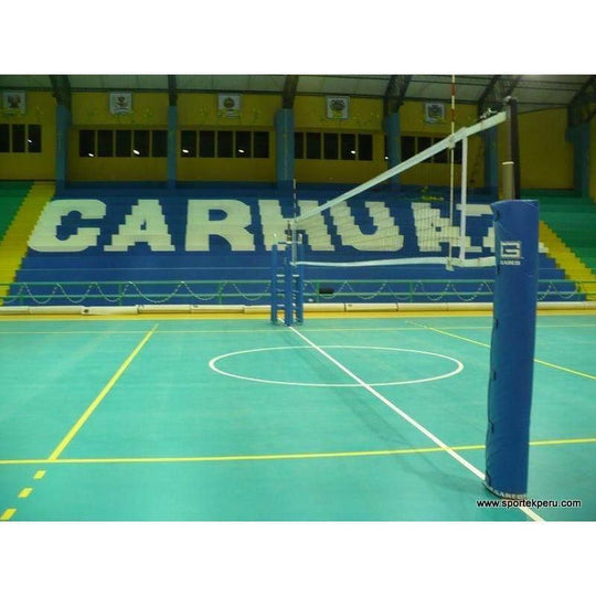 Gared Libero Master 4" OD Telescopic One Court Volleyball System 7300