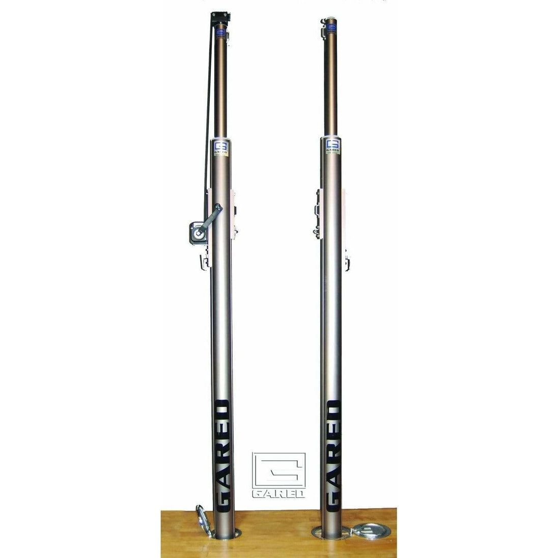 Gared Libero Master 4" OD Telescopic One Court Volleyball System 7300