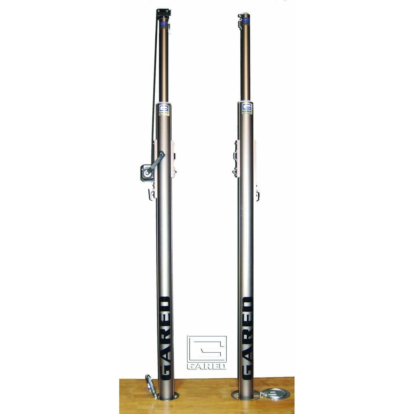 Gared Libero Master 4" OD Telescopic One Court Volleyball System 7300