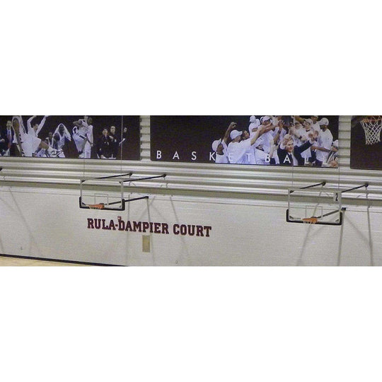 Gared 42? X 72? Three Point Stationary Basketball Wall Mount Package