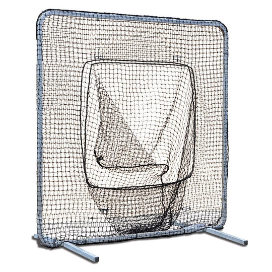 Jaypro Sports Classic Softball and Baseball Soft Toss Screen in use