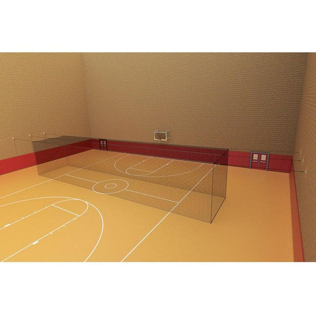 Jaypro Batting Cage (70'L x 14'W x 14'H) - Quick Set-Up (Indoor) BBC-QS70