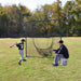 Jaypro Batting Practice Screen - 7'H x 7'W - Portable - Soft Toss (Black) PSTS-77