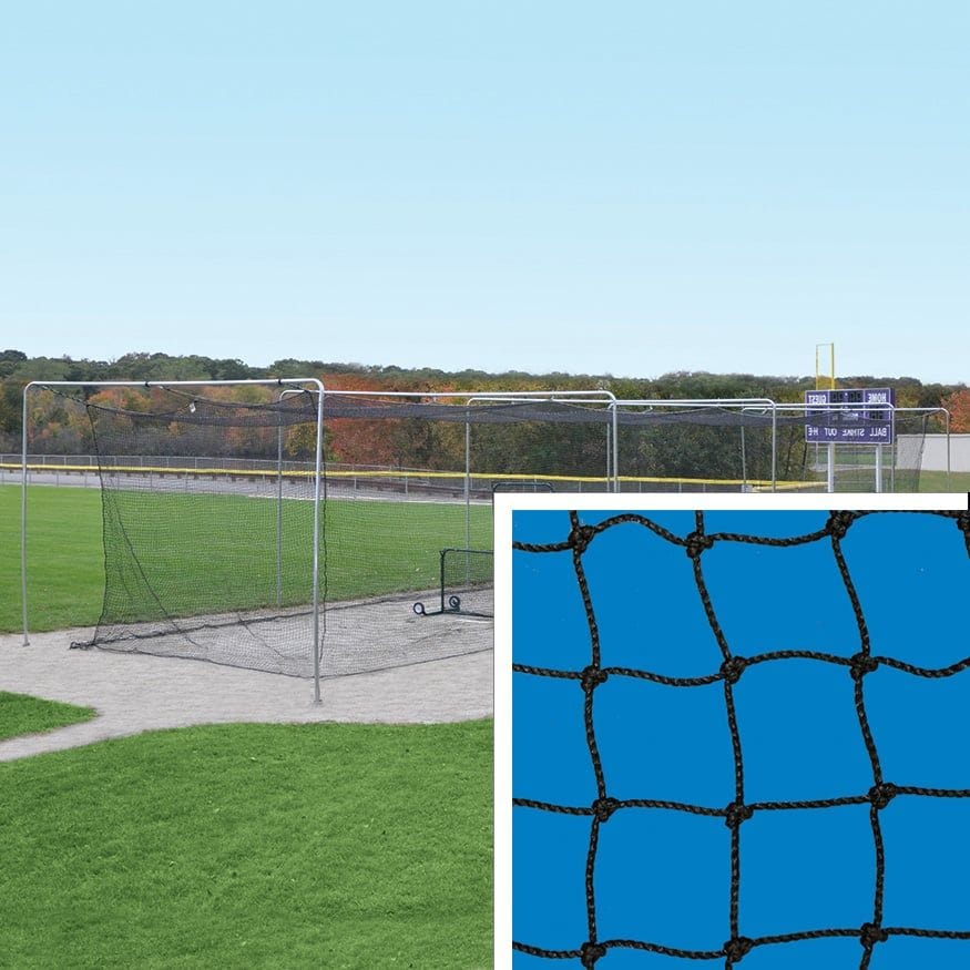 Jaypro Sports Batting Tunnel Net with robust poly fiber construction