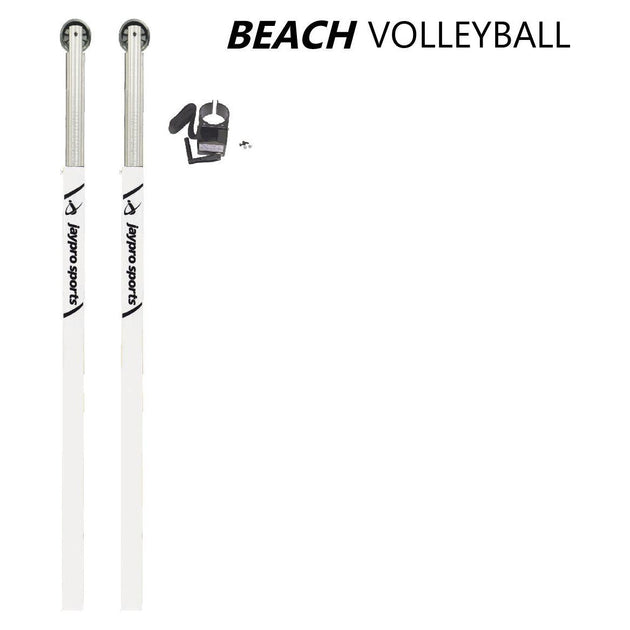 Jaypro Sports OBV300U Beach Volleyball Upright System with Ground Sleeve