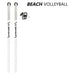 Jaypro Sports OBV300U Beach Volleyball Upright System with Ground Sleeve