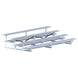 Jaypro Bleacher - 15' (4 Row - Double Foot Plank) - All Aluminum BLDP-4AL