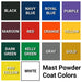 Jaypro Bleacher - 15' (4 Row - Single Foot Plank) - All Aluminum (Powder Coated) BLCH-4ALPC
