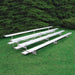 Jaypro Bleacher - 15' (4 Row - Single Foot Plank) - Standard, Outdoor BLCH-4