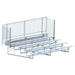 Jaypro Bleacher - 15' (5 Row - Single Foot Plank, with Guard Rail) - Enclosed BLCH-5GR