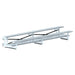 Jaypro Bleacher - 15 ft. (2 Row - Double Foot Plank) - Tip & Roll (Indoor) BLDP-2TRG