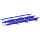 Jaypro Bleacher - 21' (3 Row - Double Foot Plank) - All Aluminum (Powder Coated) BLDP-321ALPC