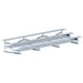 Jaypro Bleacher - 21' (3 Row - Double Foot Plank) - All Aluminum BLDP-321AL