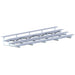 Jaypro Bleacher - 27' (4 Row - Double Foot Plank) - All Aluminum BLDP-427AL