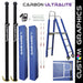 Jaypro Carbon Ultralite Volleyball Deluxe Package (3-1/2 in Floor Sleeve) PVB-9PKGDX