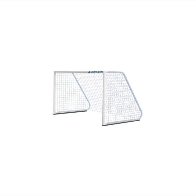 Jaypro Sports Classic Club Round Soccer Goals CC9S set up on a soccer field