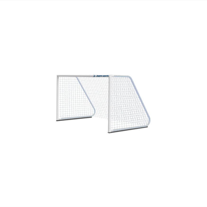 Jaypro Sports Classic Club Round Soccer Goals CC9S set up on a soccer field