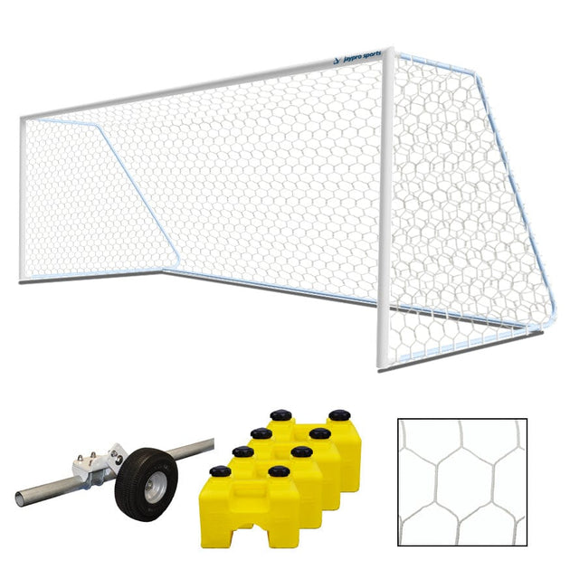 Jaypro Classic Official Round Soccer Goal Deluxe Package SGP-400PKGDX