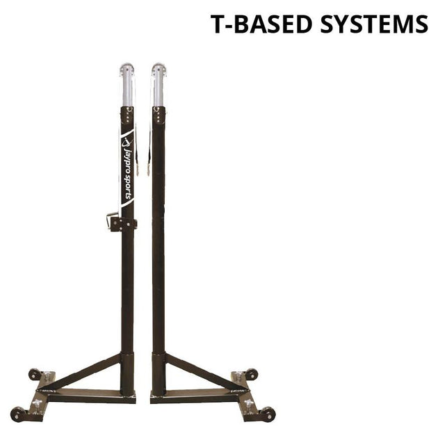 Jaypro FeatherLite T-Base Competition Volleyball Uprights PVB-250UB