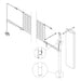 Jaypro FeatherLite Volleyball Net Center Upright System (3 in. Floor Sleeve) PVBC-450