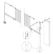 Jaypro FeatherLite Volleyball Net Center Upright System (3 in. Floor Sleeve) PVBC-450