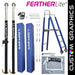 Jaypro FeatherLite Volleyball System Deluxe Package (3-1/2 in. Floor Sleeve) PVB-5PKGDX