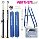 Jaypro Sports FeatherLite Volleyball System with sturdy 3-1/2 inch floor sleeve