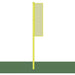 Jaypro Foul Poles - Collegiate (12') - (Yellow) BBSBFP-12