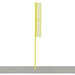 Jaypro Foul Poles - Professional (20') - Surface Mount (Yellow) BBFP-20SM