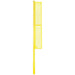 Jaypro Foul Poles - Professional (20') - Surface Mount (Yellow) BBFP-20SM