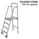 Jaypro Free Standing Volleyball Referee Stand (250 Lb. Capacity) VRS-6000