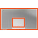 Jaypro Gooseneck Basketball System (4-1/2" Pole with 4' Offset) 72"W x 42"H Perforated Aluminum Backboard