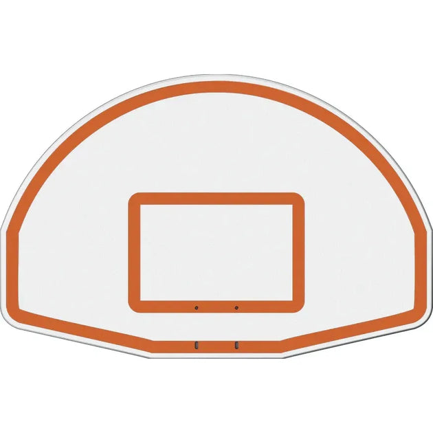 Jaypro Gooseneck Basketball System (5-9/16" Pole with 6' Offset) 54"W x 36"H Aluminum Fan Backboard