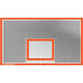 Jaypro Gooseneck Basketball System (5-9/16" Pole with 6' Offset) 72"W x 42"H Perforated Aluminum Backboard