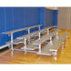 Jaypro Indoor Bleacher - 15 ft. (4 Row - Double Foot Plank) -Tip & Roll BLDP-4TRG