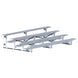 Jaypro Indoor Bleacher - 15 ft. (4 Row - Single Foot Plank) - Tip & Roll BLCH-4TRG