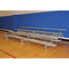 Jaypro Indoor Bleacher - 15 ft. (4 Row - Single Foot Plank) - Tip & Roll BLCH-4TRG