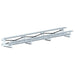 Jaypro Indoor Bleacher - 21 ft. (2 Row - Double Foot Plank) - Tip & Roll BLDP-221TRG