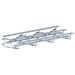 Jaypro Indoor Bleacher - 21 ft. (3 Row - Single Foot Plank) - Tip & Roll BLCH-321TRG