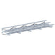 Jaypro Indoor Bleacher - 27 ft. (3 Row - Double Foot Plank) - Tip & Roll BLDP-327TRG