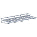 Jaypro Indoor Bleacher - 27 ft. (4 Row - Single Foot Plank) - Tip & Roll BLCH-427TRG