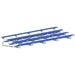 Jaypro Indoor Bleacher - 27 ft. (4 Row - Single Foot Plank) - Tip & Roll (Powder Coated) BLCH-427TRGPC