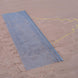 Jaypro DM-5 infield drag mat on a baseball diamond, ready for use
