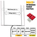 Jaypro Max-1 football goal posts with 20-foot uprights and 6-foot offset