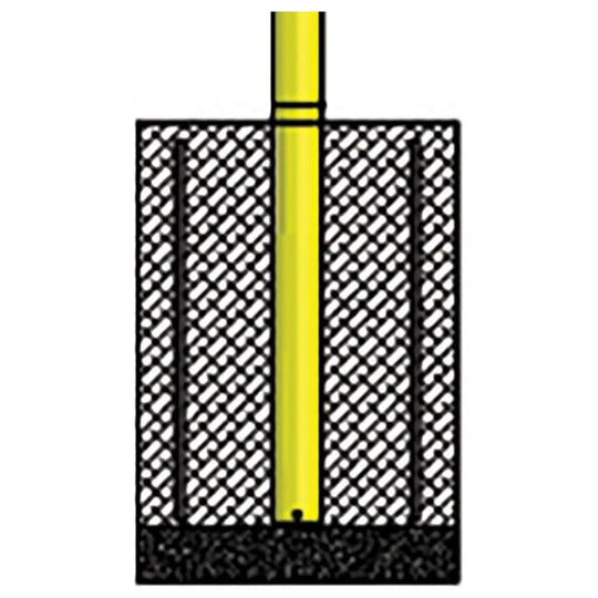 Jaypro Max-1 Football Goal Posts 20' Uprights 6' Offset (Semi-Permanent)