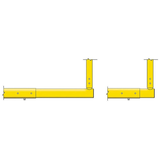 Jaypro Max-1 Football Goal Posts 20' Uprights 8' Offset (Leveling Plate)