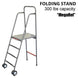 Jaypro Mega Ref Folding Volleyball Referee Stand (300 Lb. Capacity) VRS-8000