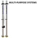 Jaypro Multi-Sport Uprights w/ Ground Sleeves